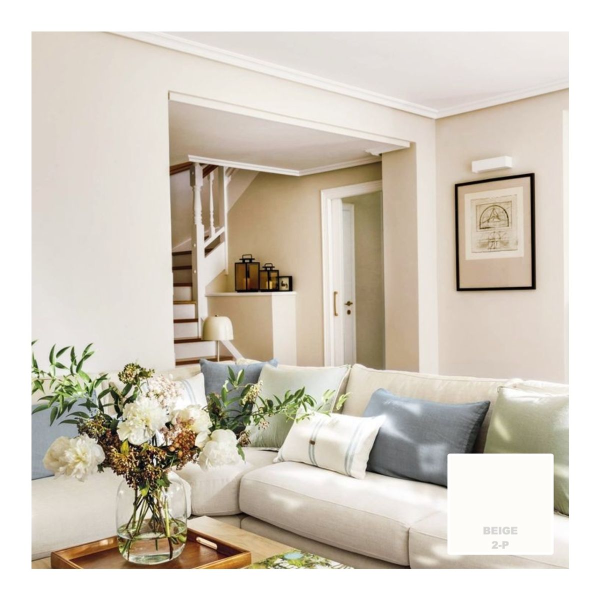 BAUM - TINETA PINTURA ESMALTE AL AGUA - BEIGE 2-P