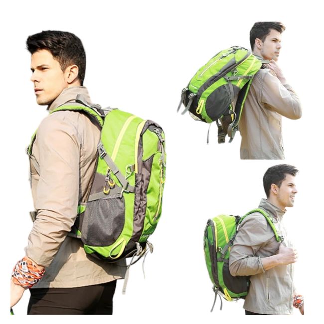 GENERICO - Mochila Trekking 40 Litros Outdoor Campin, Caza, Viajes.…