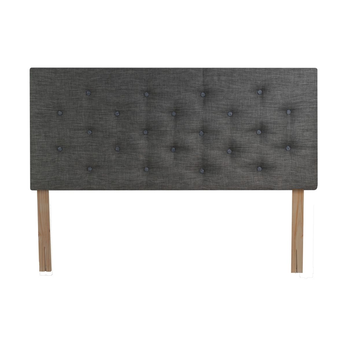 MUEBLES HVM - Respaldo HVM 2P Gris Lino