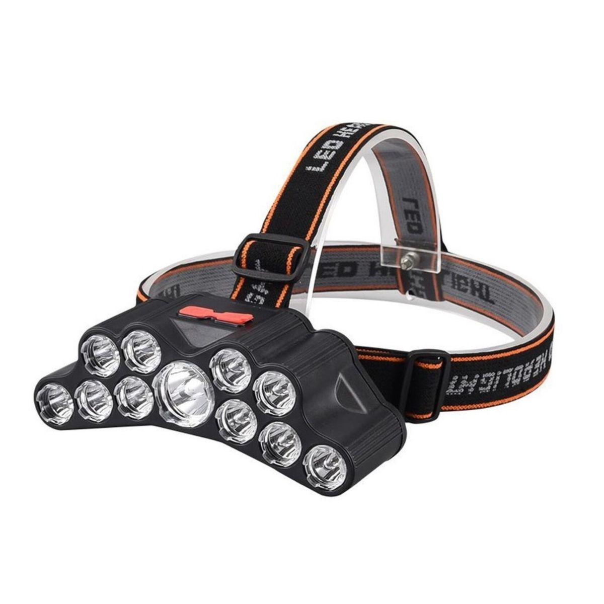 GENERICO - Linterna Led Minera Cabeza Cintillo Frontal 11 Led 5000 Lm