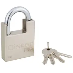 ODIS - Candado Oister PRO con hombro 60mm Níquel OISTER