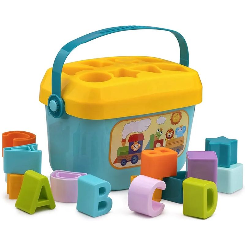 SPACEZAT - Juguete Didáctico Maleta de Encaje Figuras y Letras Otuti