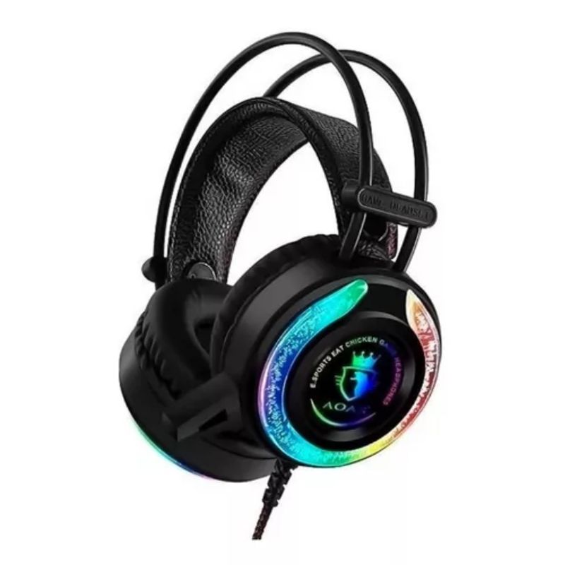 GENERICO - Audífono Gamer Micrófono Luces Rgb 82394