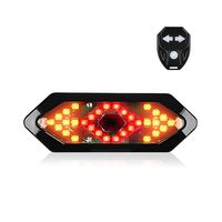 Luz Trasera Direccional Recargable Con Control Emergencia