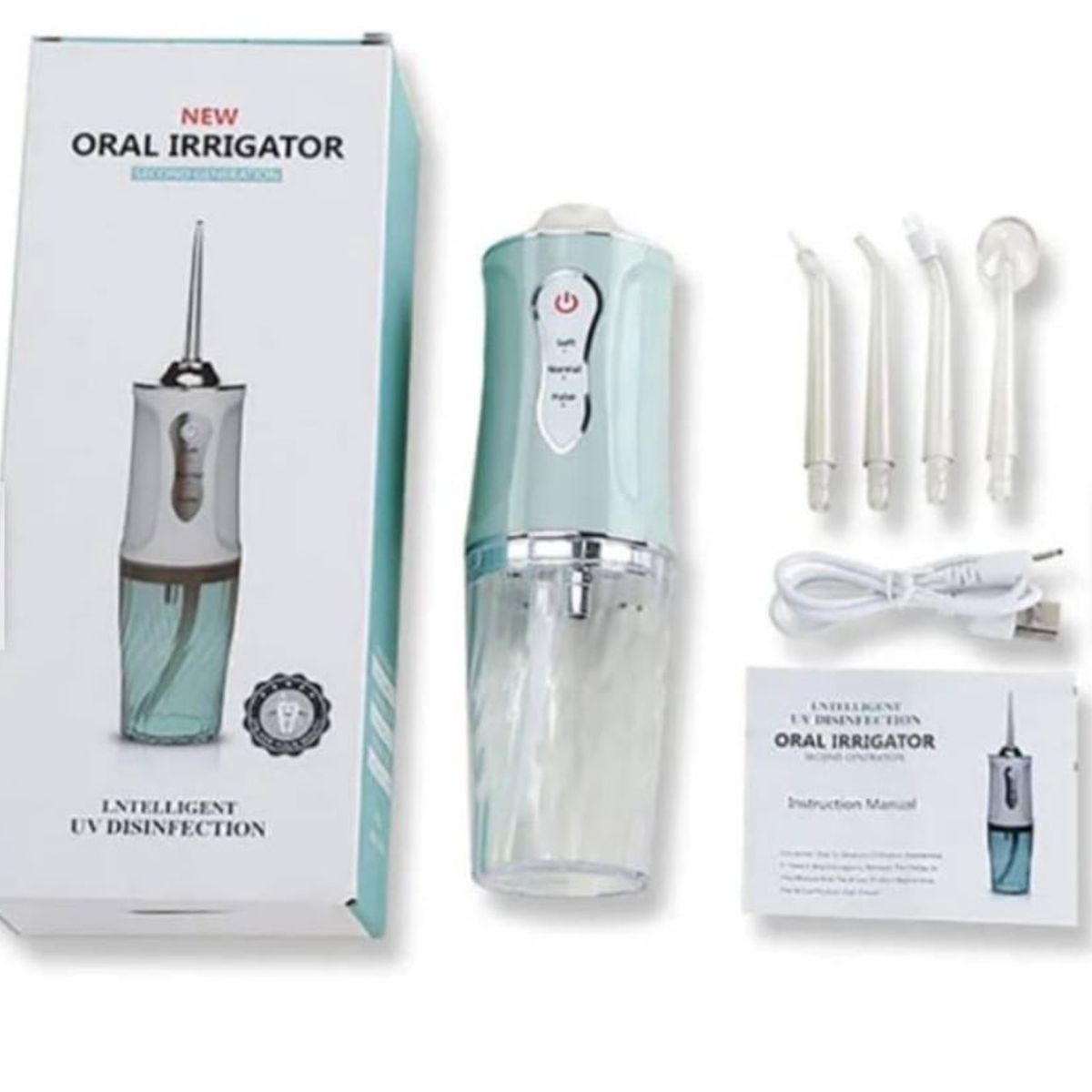 GENERICO - Irrigador Portatil De Agua Limpiador Oral Dental Segunda Generación