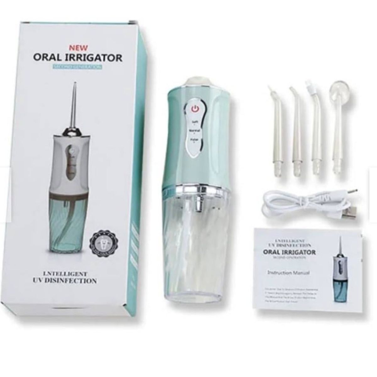 GENERICO - Irrigador Portatil De Agua Limpiador Oral Dental Segunda Generación