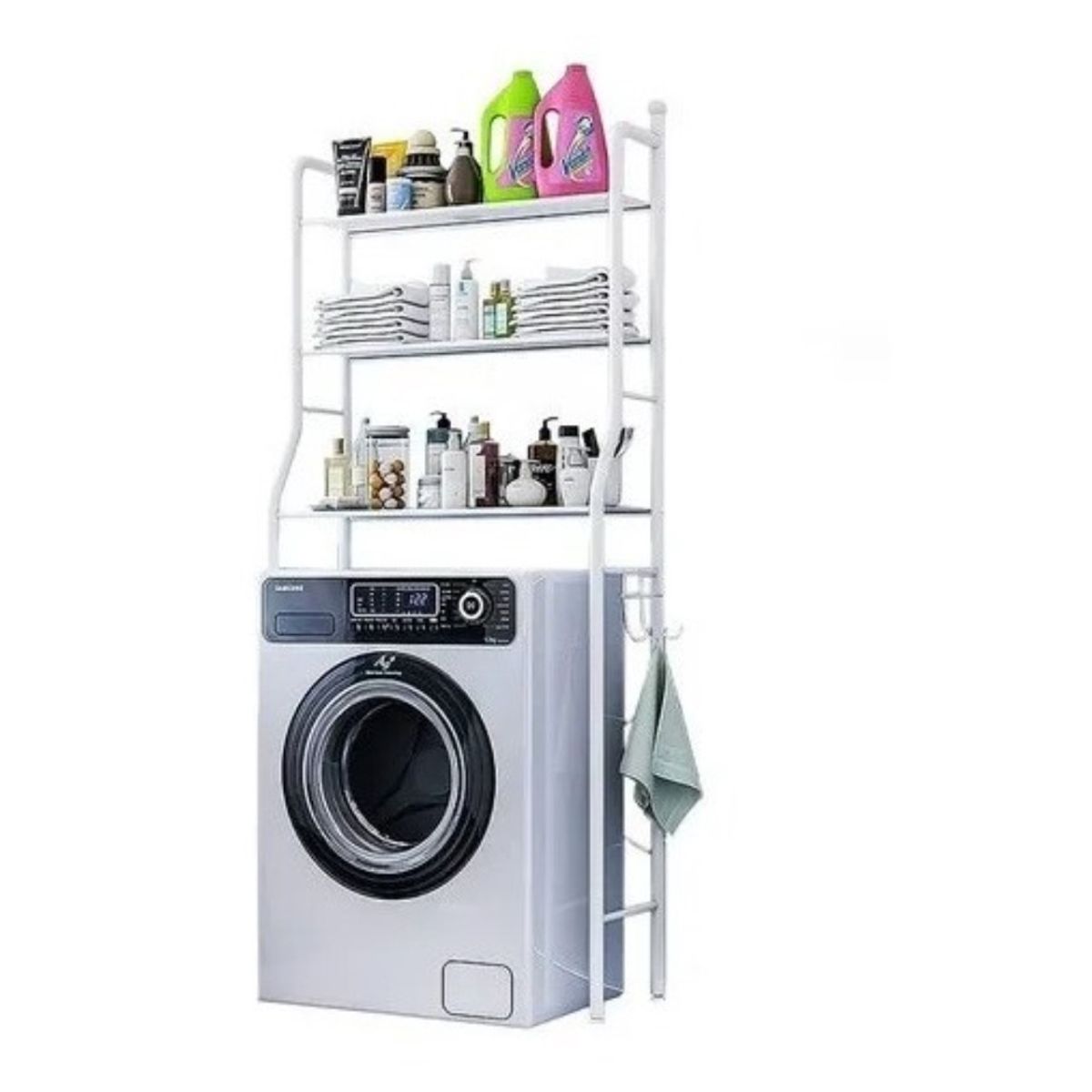 GENERICO - Estante Organizador 3 Niveles Lavadora Lavandería
