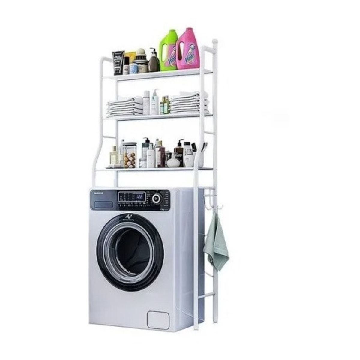 GENERICO - Estante Organizador 3 Niveles Lavadora Lavandería