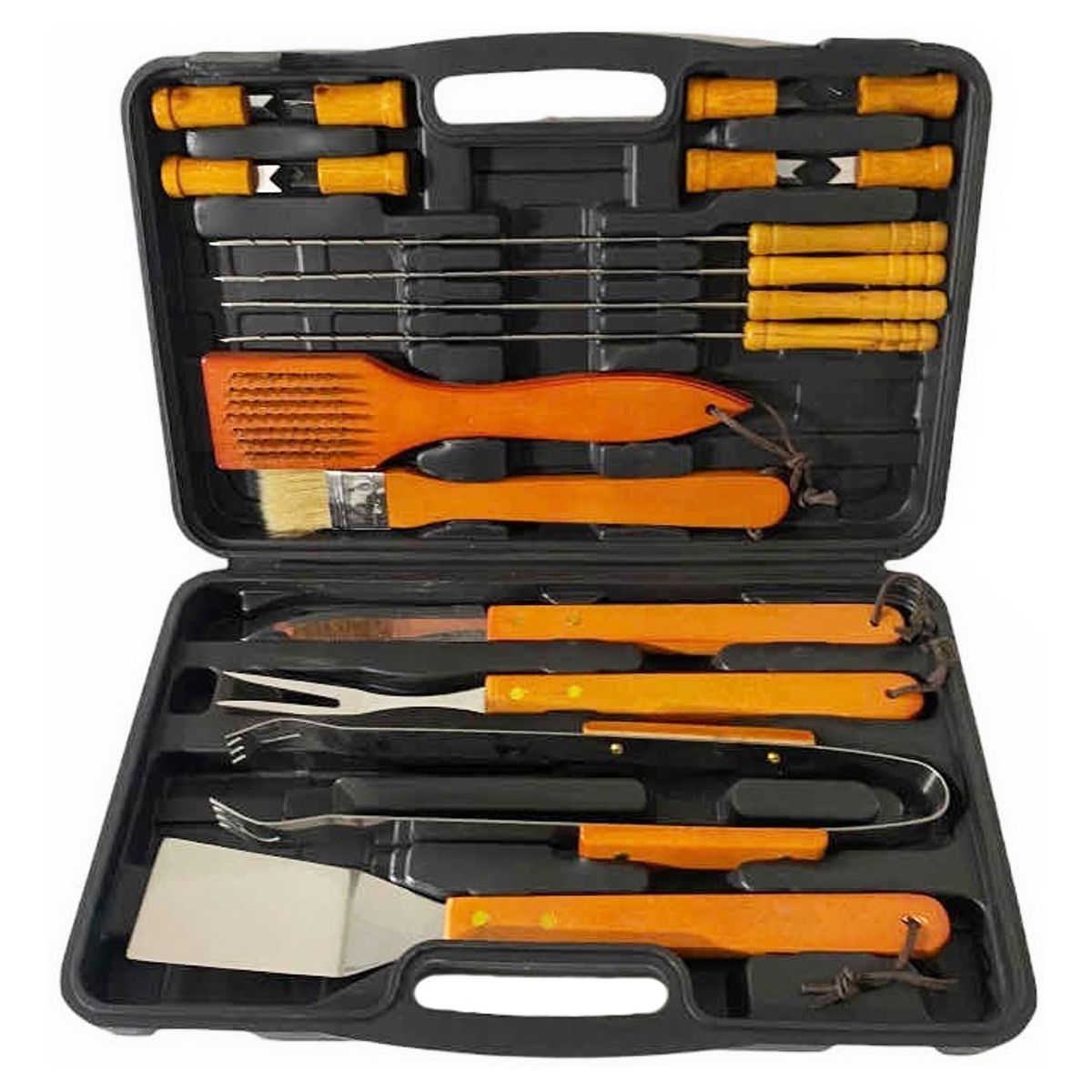 GENERICO - Set Parrilleros Asado Maleta 18 Piezas…