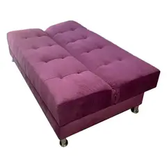 MUEBLES HVM - Futon Cama Patagonia 15P Morado Felpa