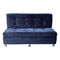 Futon Cama Baul Patagonia 15P Azul Felpa Pmetal