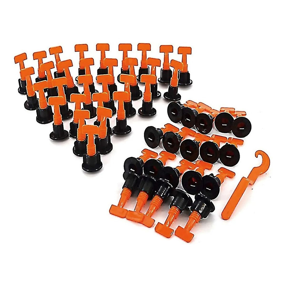 GENERICO - Kit Nivelador Ceramicas Reutilizables 50 Piezas