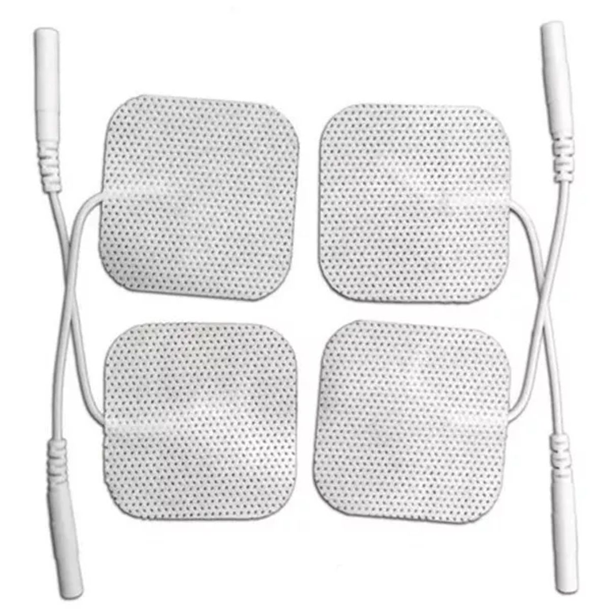 KUANGYE - Pack 40 Electrodos Parches Para Electroestimulador Tens Ems 5x5cm