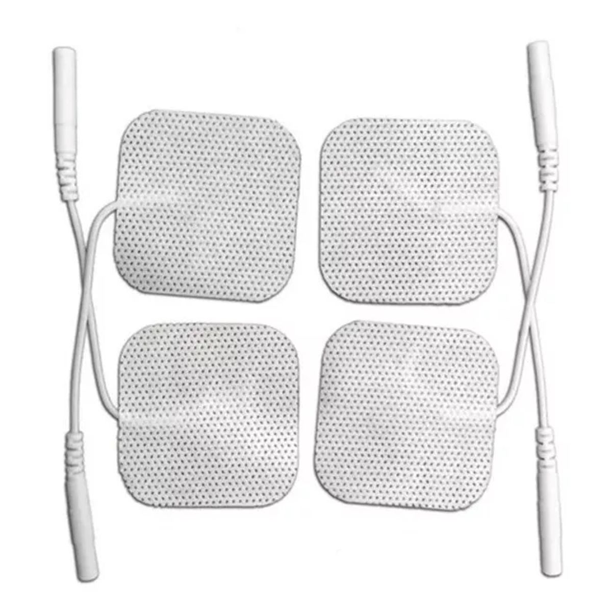 KUANGYE - Pack 40 Electrodos Parches Para Electroestimulador Tens Ems 5x5cm