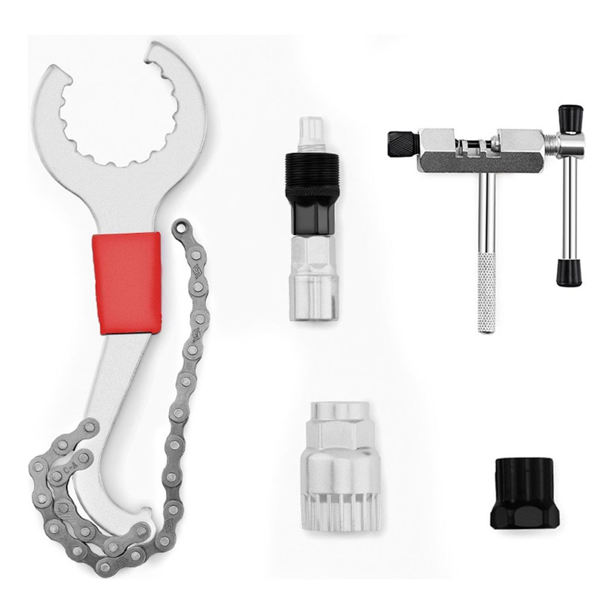 GENERICO - Kit De Reparación De Bicicleta Extractor Corta Cadena Bici