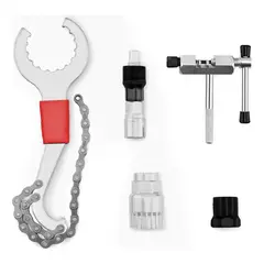 GENERICO - Kit De Reparación De Bicicleta Extractor Corta Cadena Bici