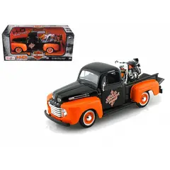 MAISTO - 32180 1958 FLH DUO GLIDE + 1948 FORD F 1 PICKUP
