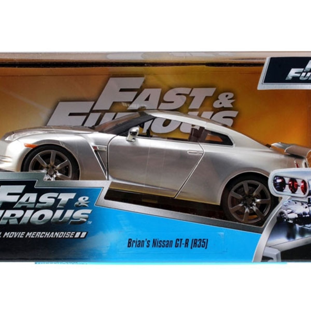 GENERICO - JADA 97212 2009 FF NISSAN SILVER FAST AND FURIOUS