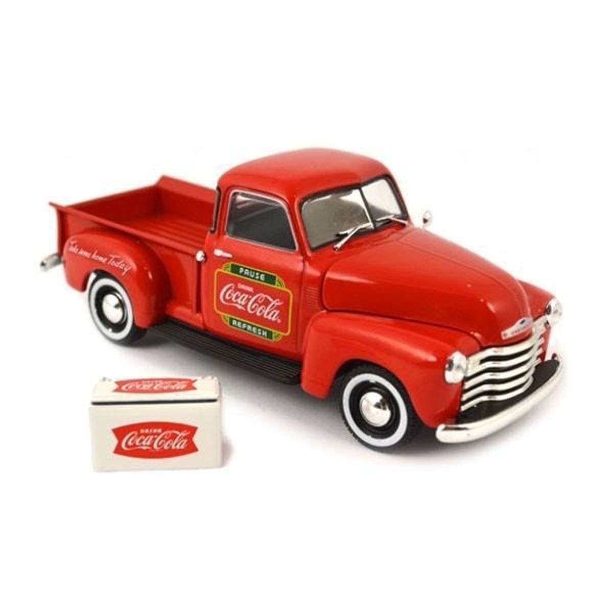 GENERICO - MOTORCITY 478104 1:43 CHEVY PICKUP WITH METAL COOLER 1953