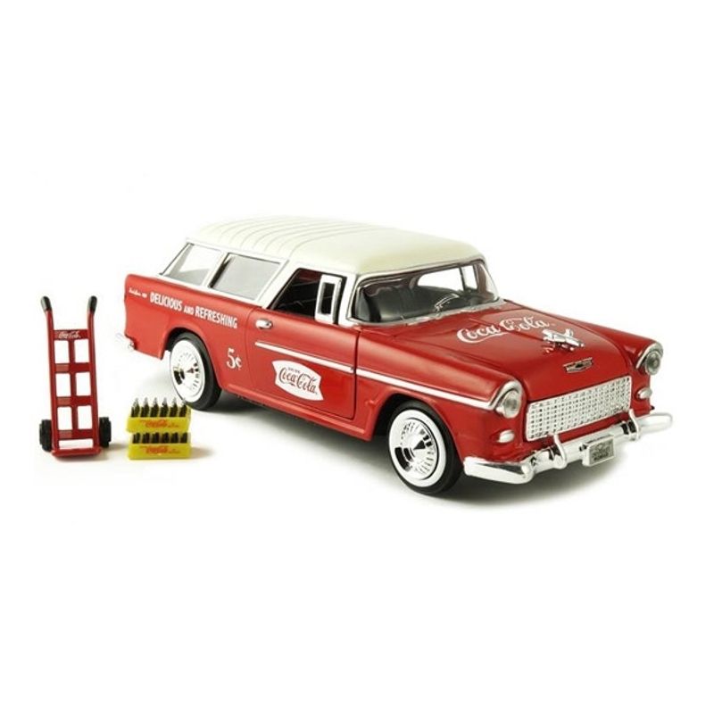 GENERICO - MOTORCITY 424110 1:24 CHEVY NOMAD 55 COCA COLA WITH METAL
