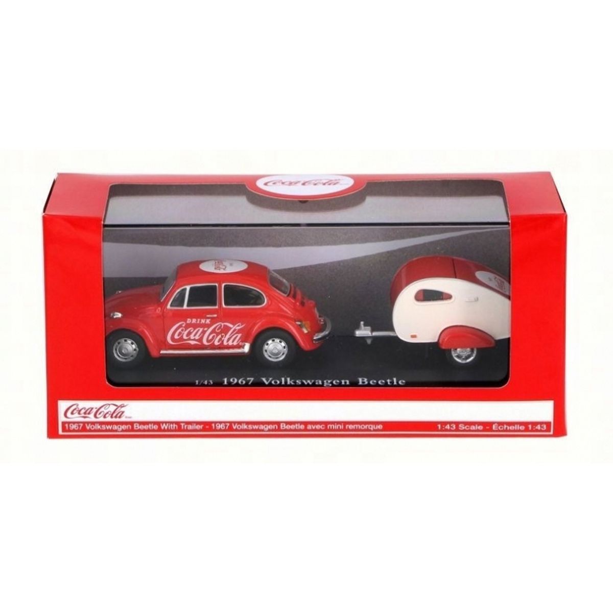 GENERICO - MOTORCITY 440032 1:43 VW BEETLE 67 COCA COLA W TEARDROP
