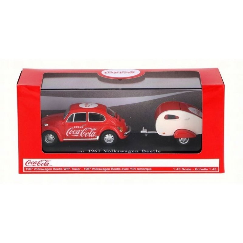 GENERICO - MOTORCITY 440032 1:43 VW BEETLE 67 COCA COLA W TEARDROP