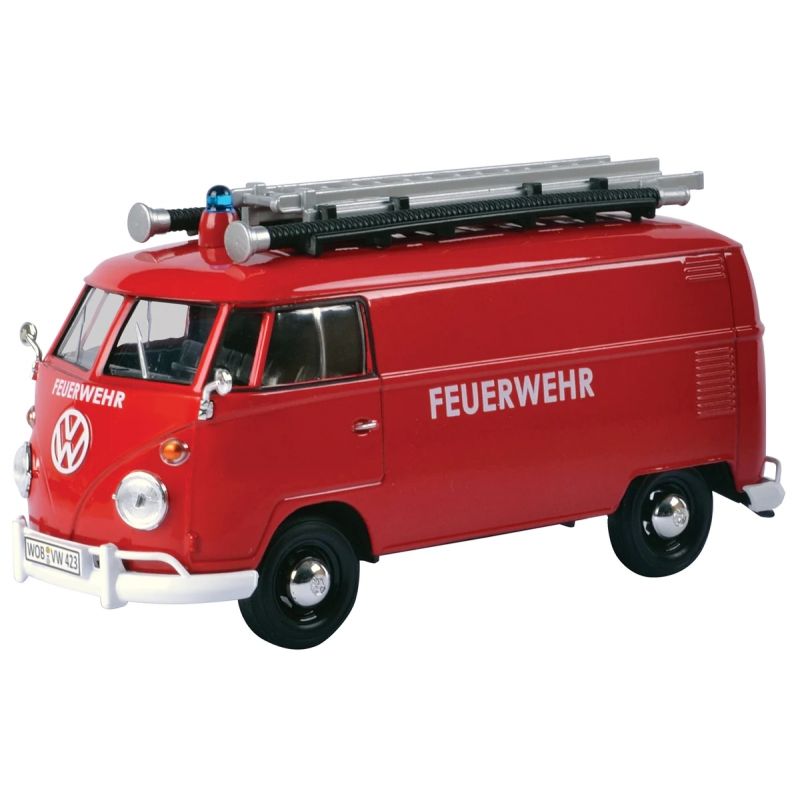 MOTORMAX - MOTORMAX 79564 1:24 VOLKSWAGEN TYPE 2 ( T1 ) FIRE TRUCK