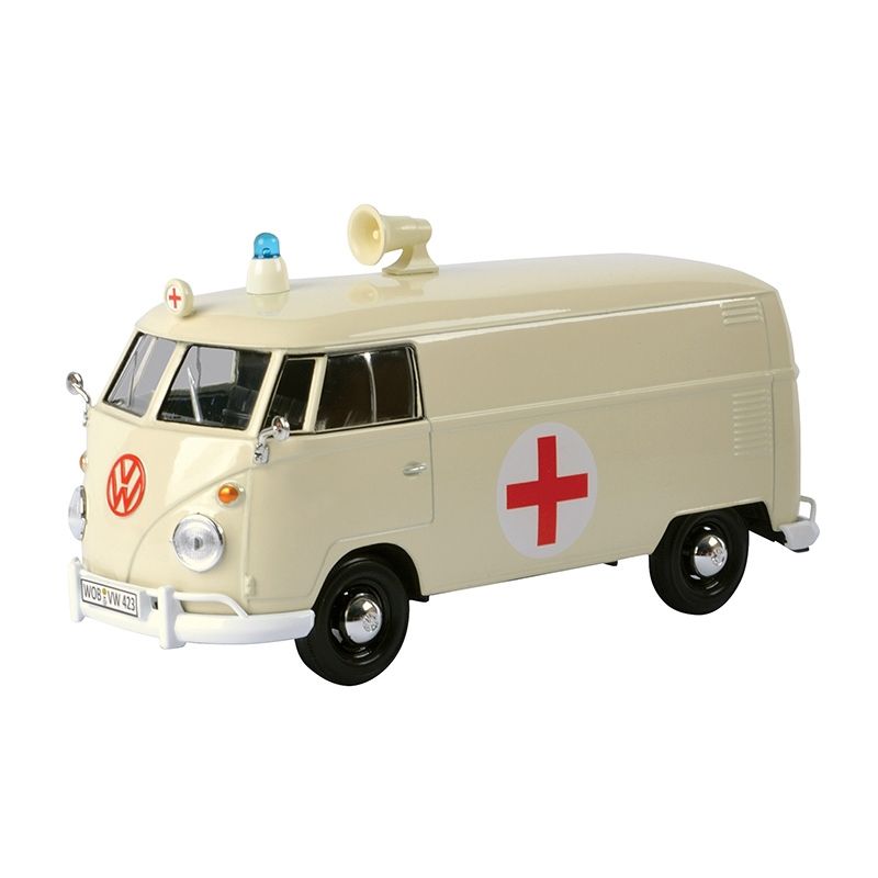 MOTORMAX - MOTORMAX 79565 1-24 VOLKSWAGEN TYPE 2 ( T1 ) AMBULANCE