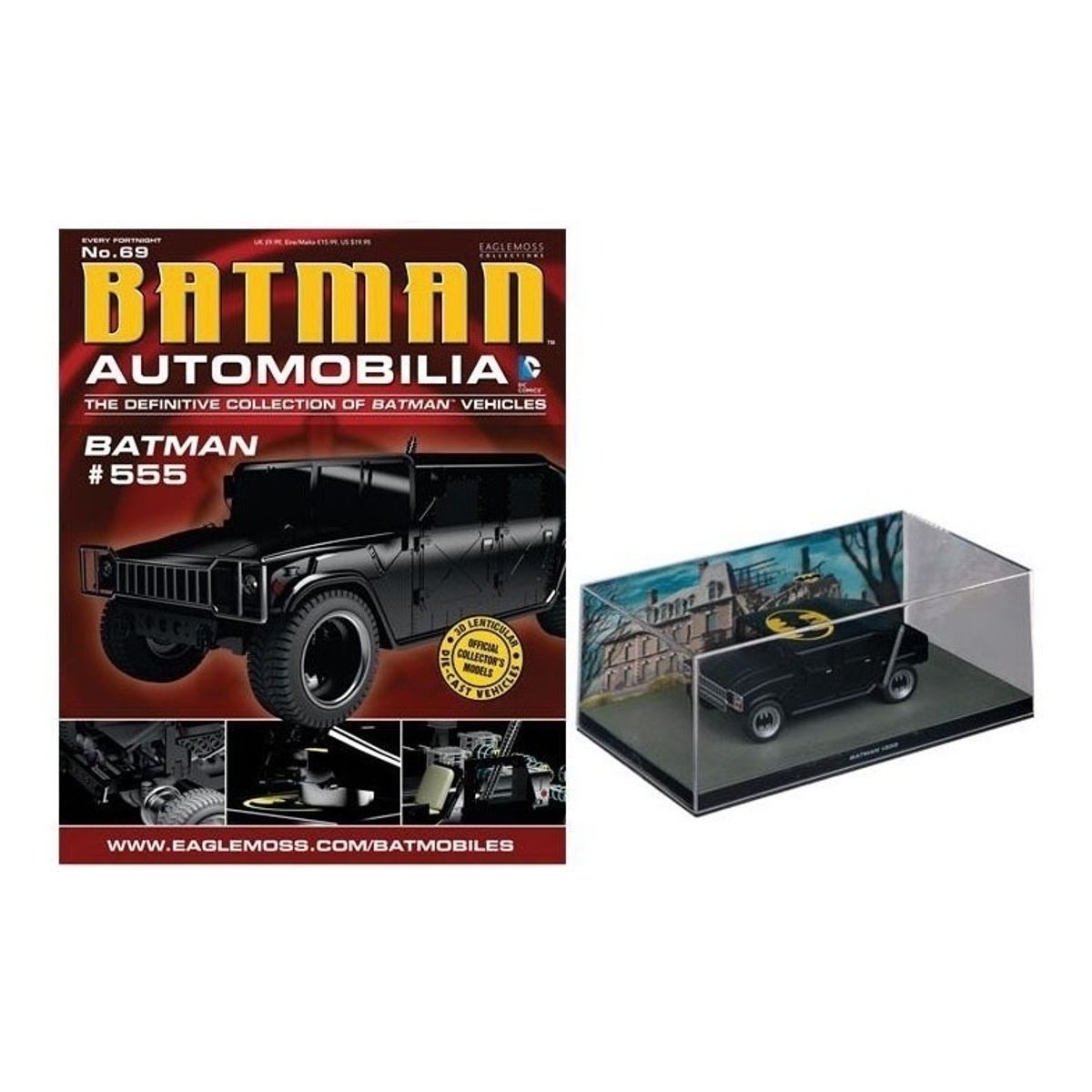 GENERICO - MAGAZINE BAT69 1:43 BATMAN BATIMOVIL 555 HUMMER