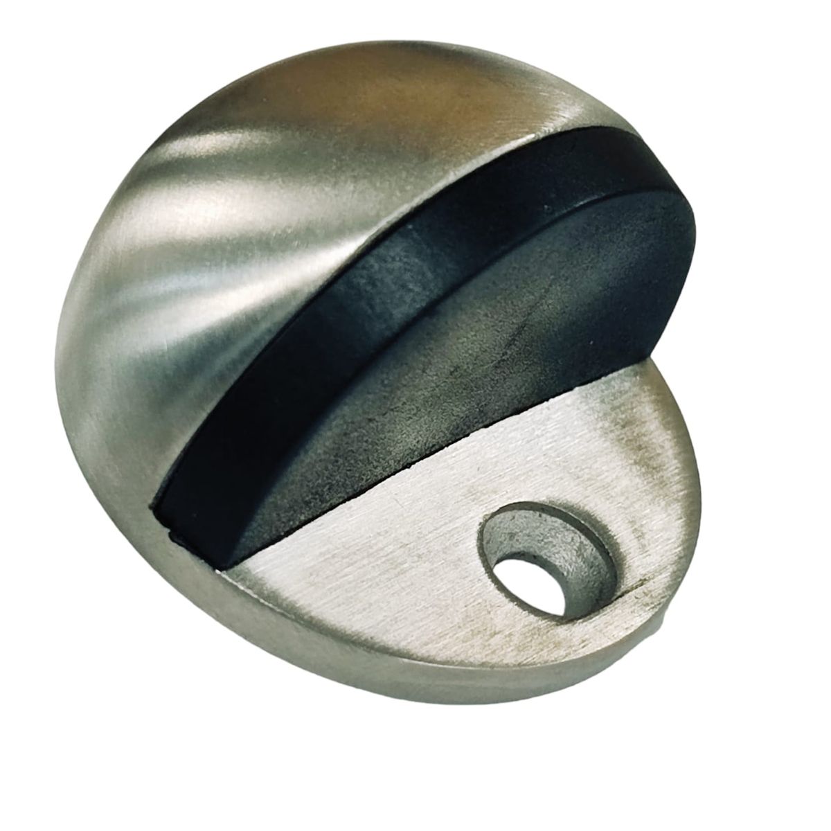 GENERICO - Pack de 3 Topes de Puerta Media Luna AI SS304 Satinado