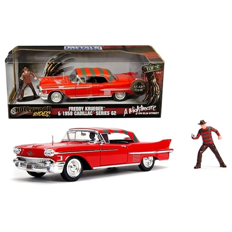 GENERICO - JADA 31102 1:24 CADILLAC FREDDY KRUGER HLWN