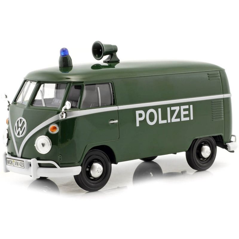 MOTORMAX - MOTORMAX 79574 1:24 VOLKSWAGEN TYPE 2 DELIVERY VAN POLIZEI (