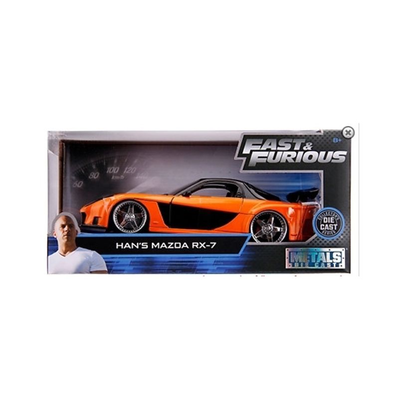 GENERICO - JADA 30732 1:24 FF HANS MAZDA RX 7 FAST AND FURIOUS