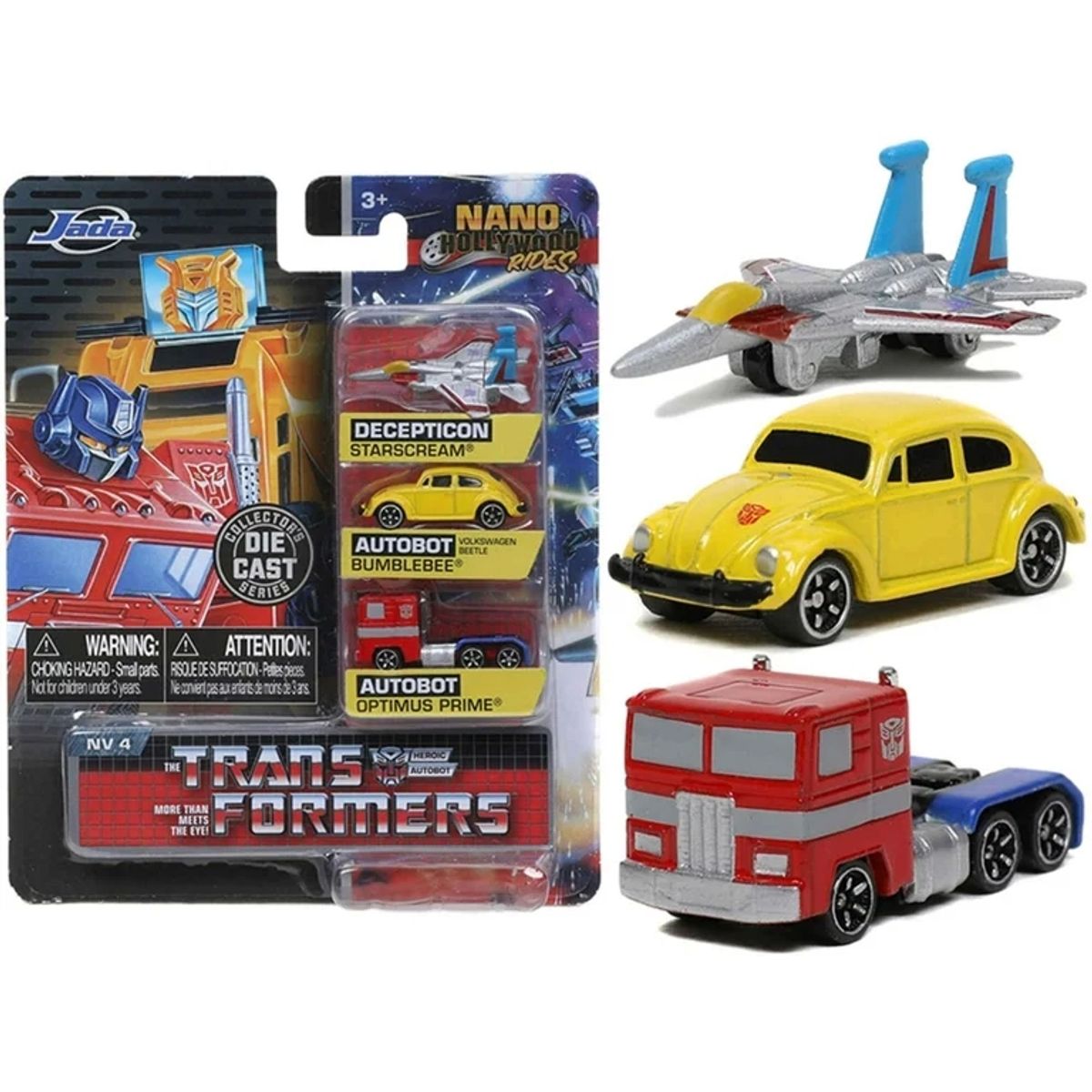 GENERICO - JADA 31761 NANO HOLLYWOOD RIDES G1 TRANSFORMERS