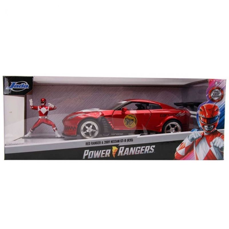 GENERICO - JADA 31908 1-24 2009 NISSAN GT R ( R35 ) W RED RANGER