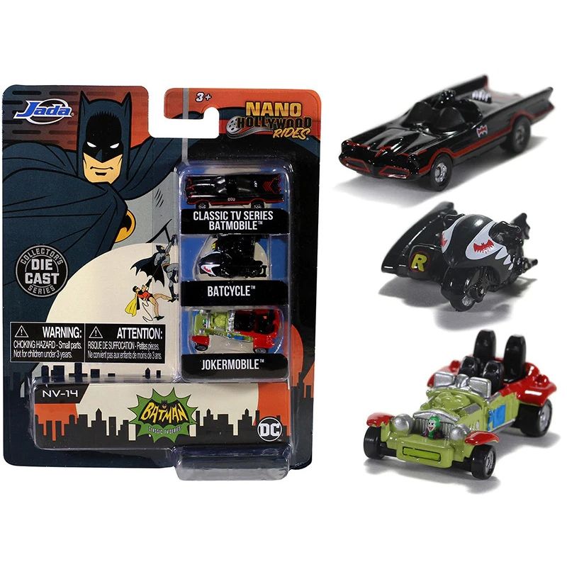 GENERICO - JADA 31988 NANO HOLLYWOOD RIDES CLASSIC TV SERIES BATMAN