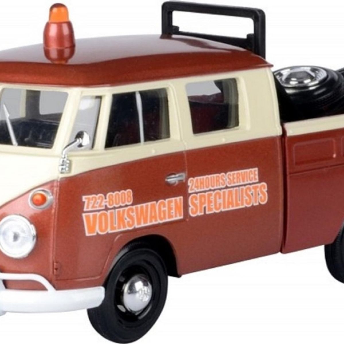 MOTORMAX - MOTORMAX 79585 1-24 VOLKSWAGEN TYPE 2 ( T1 ) TOW TRUCK