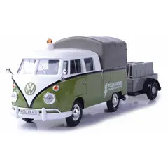 MOTORMAX - 79676 1-24 VOLKSWAGEN TYPE 2 ( T1 ) TRAILER SET