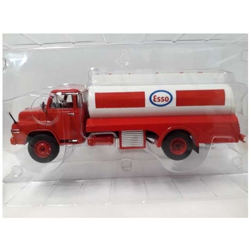 GENERICO - MAGAZINE TRUESSO MAN DIESEL ESSO TANK TRUCK RED WHITE