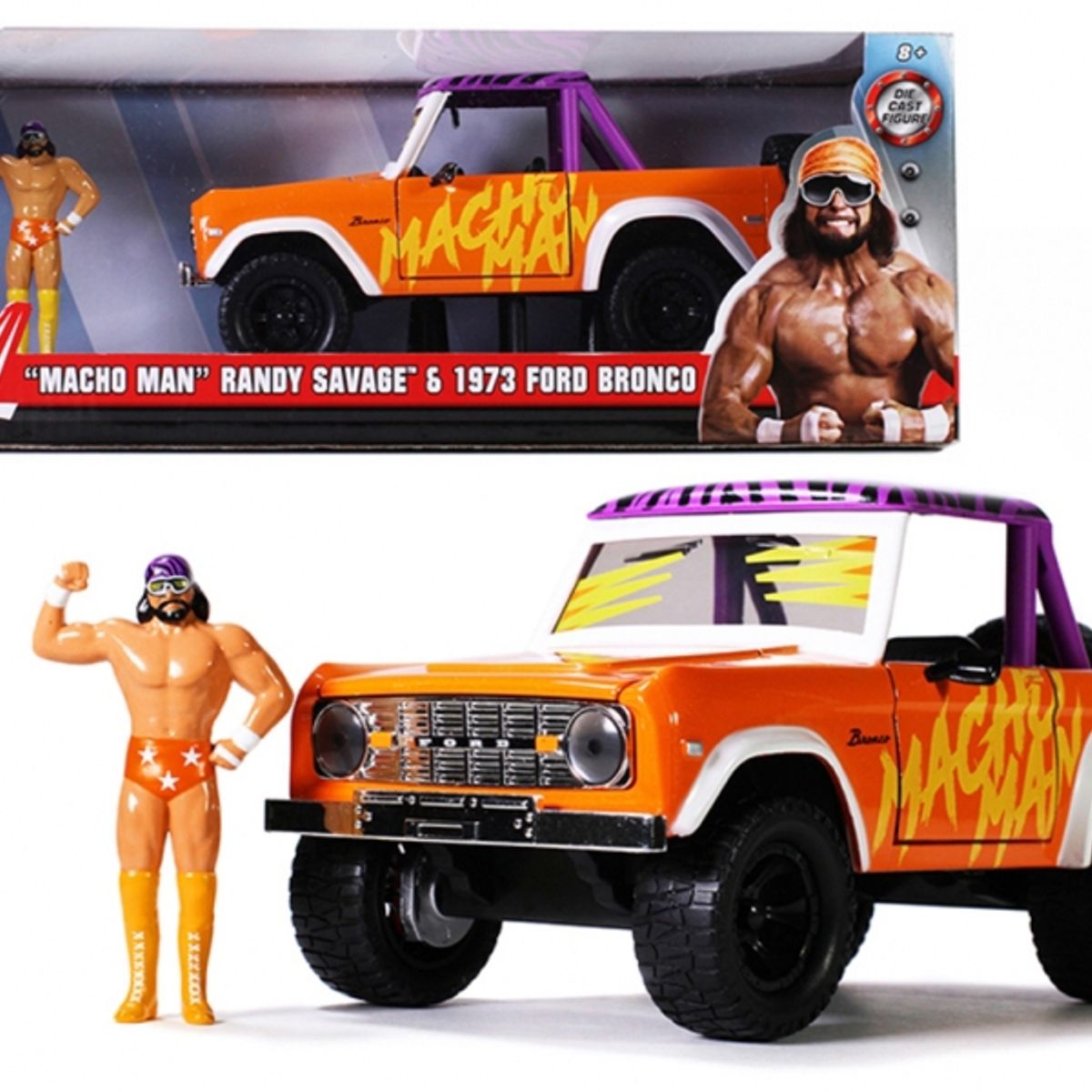 GENERICO - JADA 32046 1973 FORD BRONCO W MACHO MAN 1-24