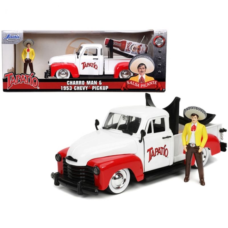 GENERICO - JADA 31968 1:24 1953 CHEVY PICKUP W CHARRO MAN