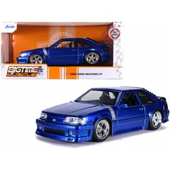 GENERICO - JADA 31863 1:24 BTM 1989 FORD MUSTANG GT CANDY BLUE