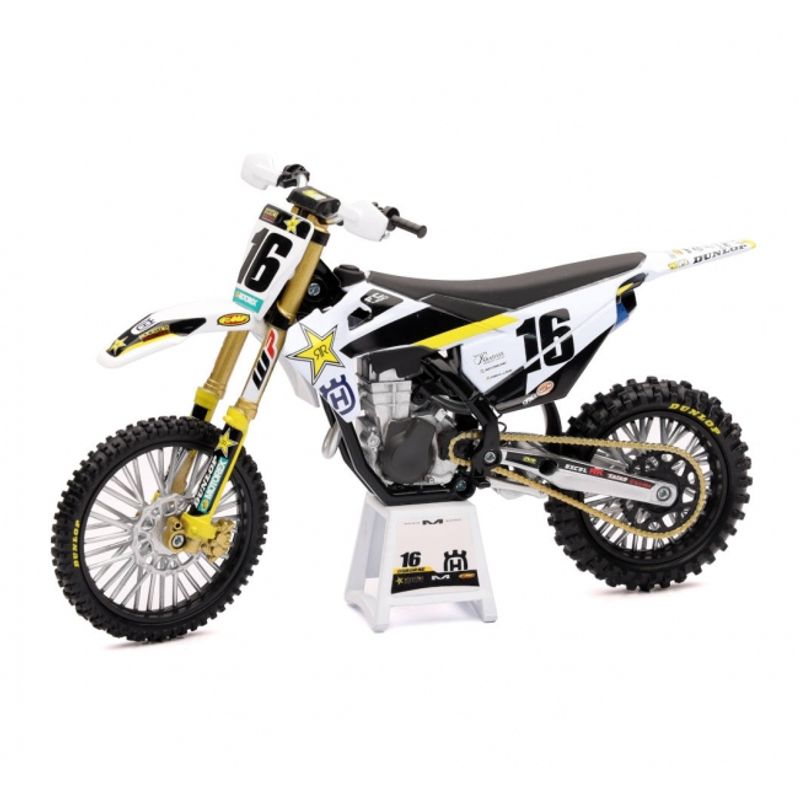 GENERICO - NEWRAY 58243 1:12 ROCKSTAR HUSQVARNA TEAM BIKE 2020 ( ZACH