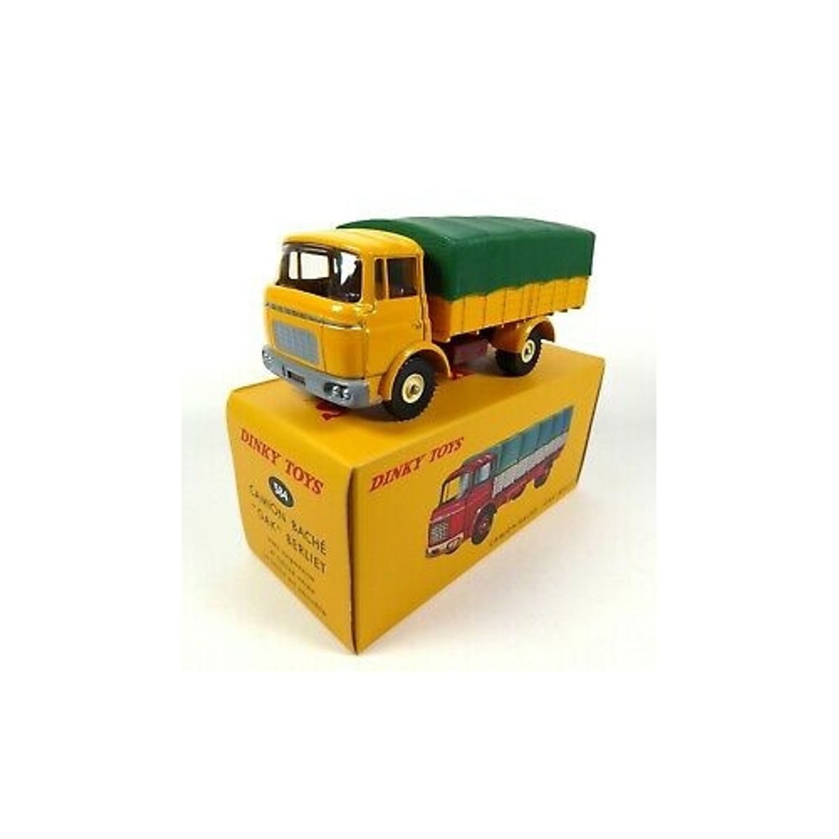 GENERICO - MAGAZINE DT2576013 BERLIET CAMION BACHE GAK YELLOW GREEN