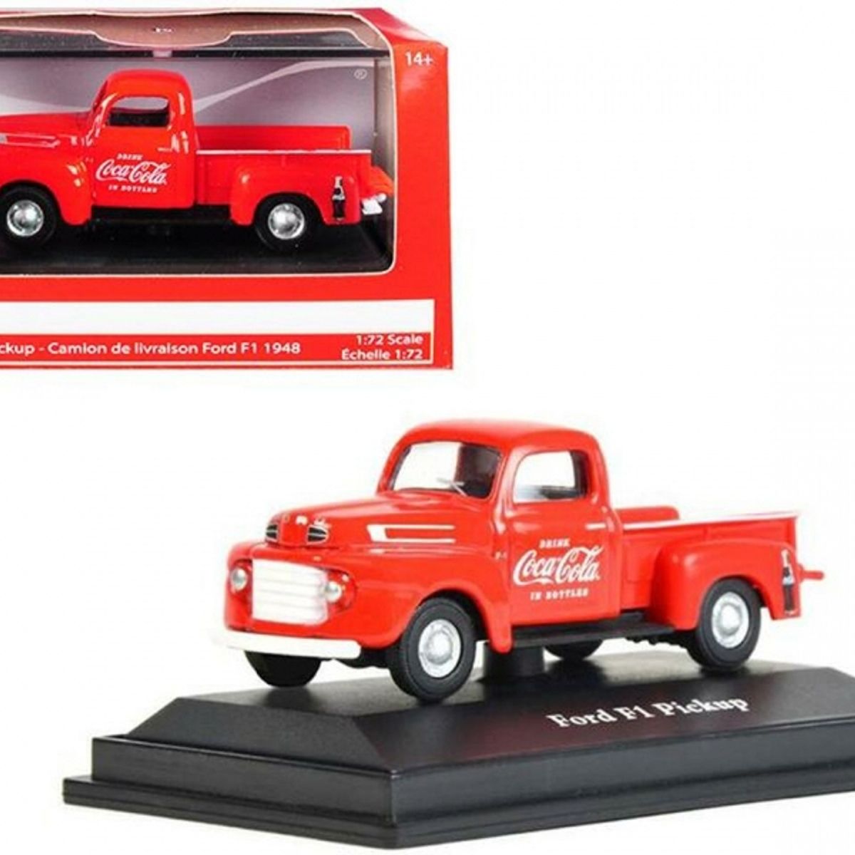 GENERICO - MOTORCITY 472001 1948 FORD F1 PICKUP 1:72 COCA COLA