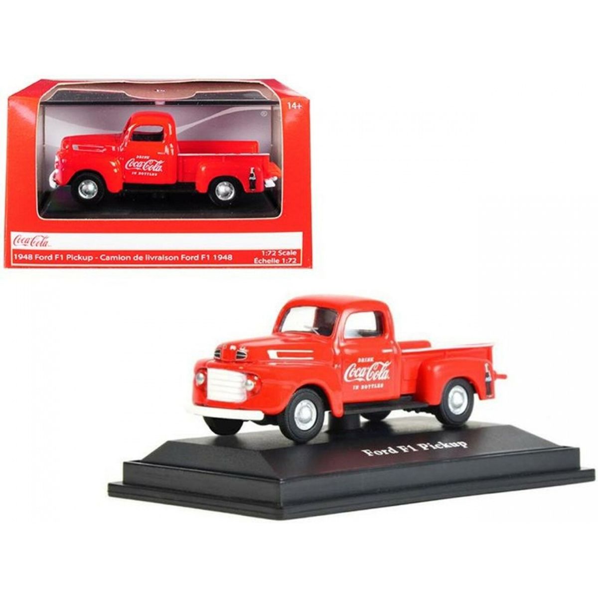 GENERICO - MOTORCITY 472001 1948 FORD F1 PICKUP 1:72 COCA COLA