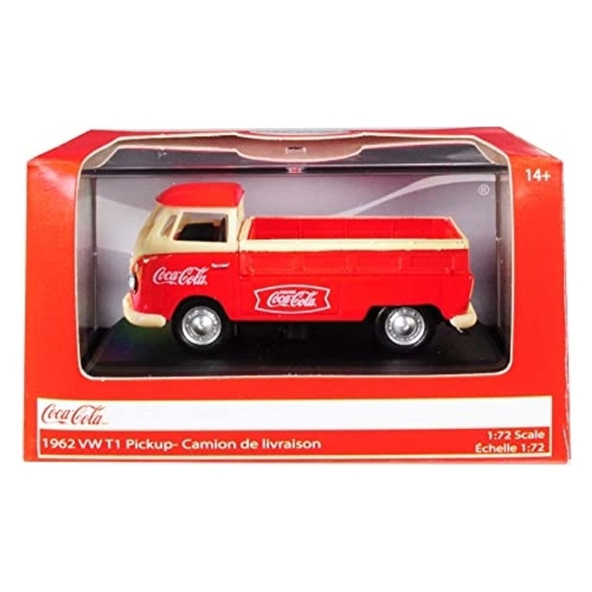 GENERICO - MOTORCITY 472003 1962 VOLKSWAGEN T1 PICKUP 1-72 COCA COLA