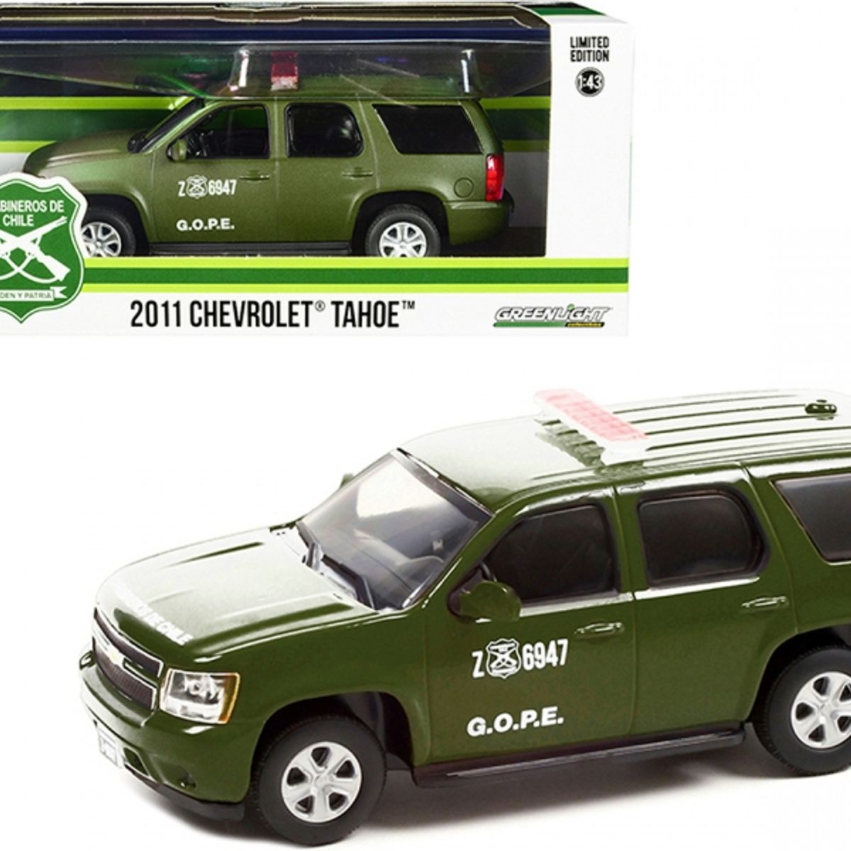 GREENLIGHT - GREENLIGHT 86620 2011 CHEVROLET TAHOE POLICE CARABINEROS DE