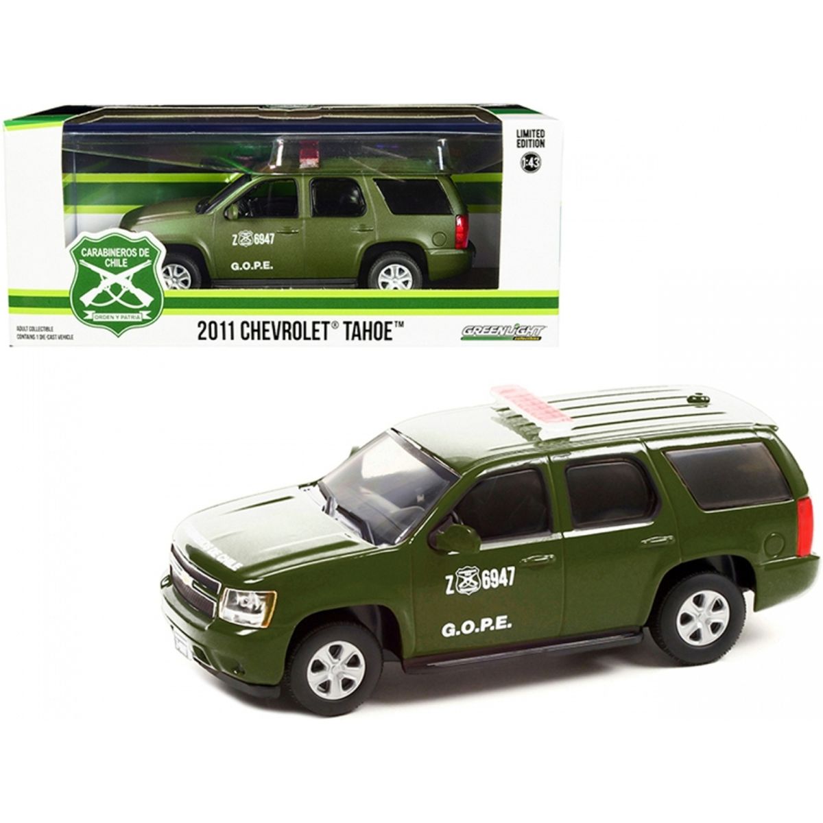GREENLIGHT - GREENLIGHT 86620 2011 CHEVROLET TAHOE POLICE CARABINEROS DE