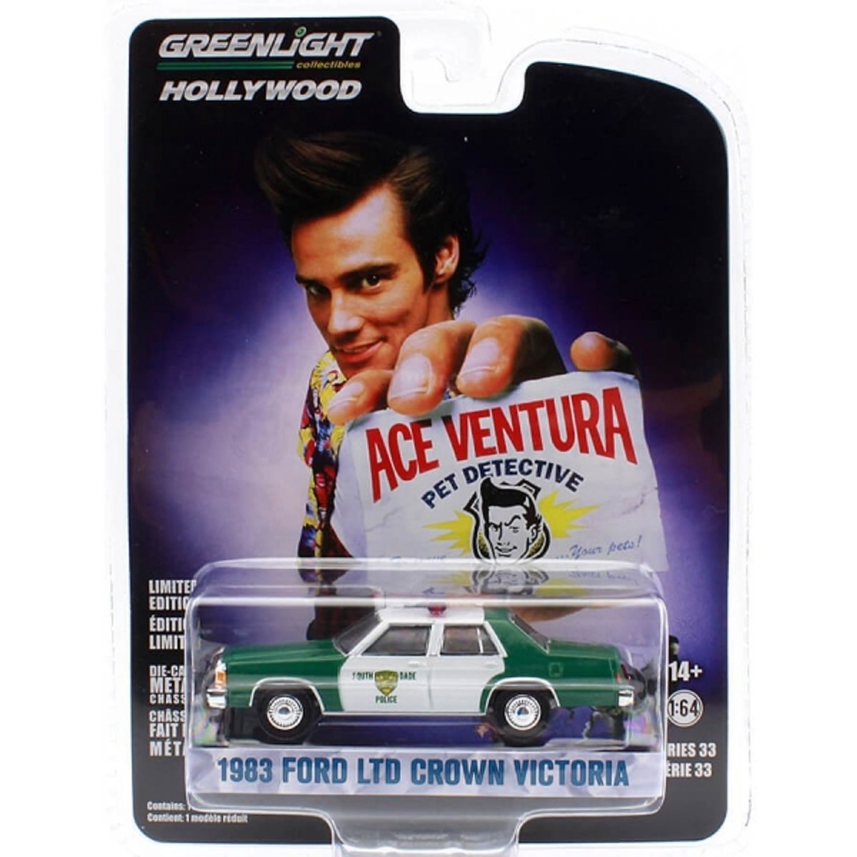 GREENLIGHT - GREENLIGHT 44930B 1:64 HOLLYWOOD SERIES 33 ACE VENTURA PET